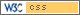 Badge: W3C CSS